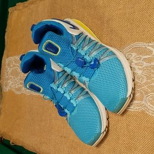 Nike Shox Gravity Women's Running Shoes Sz 8, Aqua/Yellow, Excellent Condition